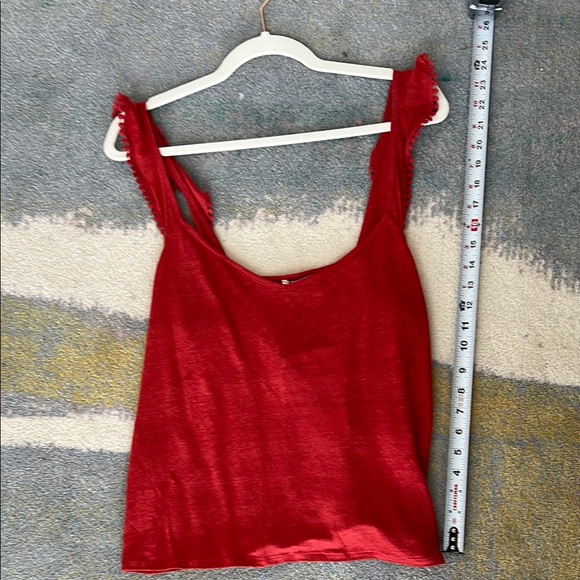 Sézane Poppy Red Tank Top (M) - Picture 5 of 9